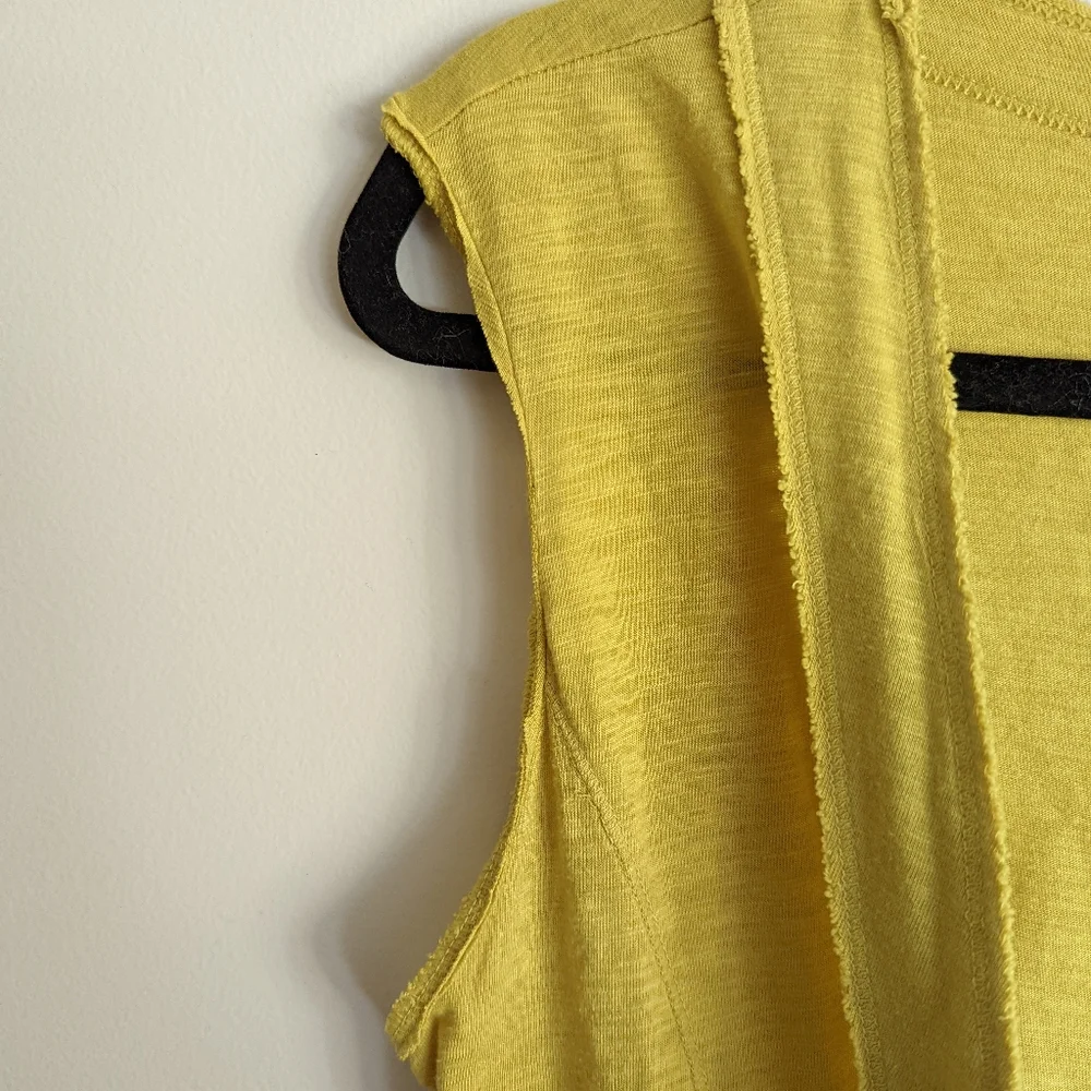 Athleta long line Open Front Cardigan Vest with pockets - Picture 4 of 6